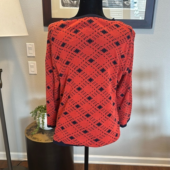 Pendleton Womens Size XL Cardigan sweater Silk Cotton Button XL petite EUC‎ - Picture 3 of 4